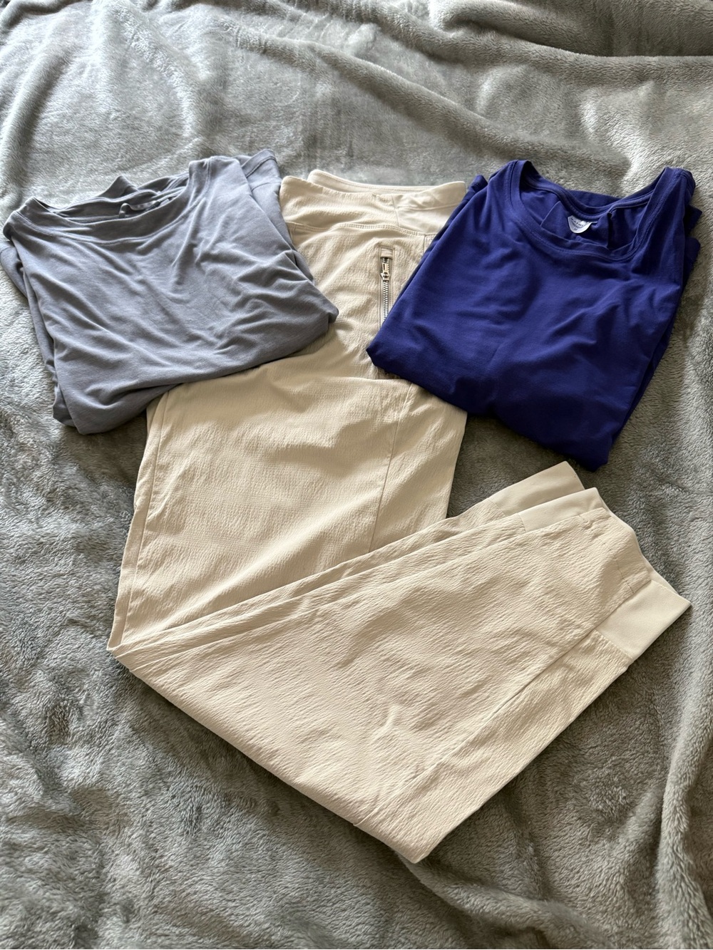 Athleta Bundle Cream High-Rise Jogger Pants - Women's Casual Comfort